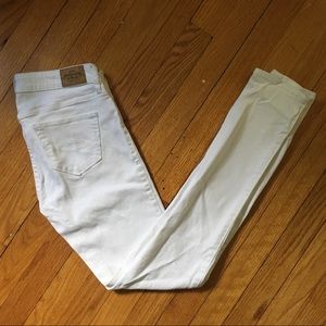 ABERCROMBIE & FITCH White Denim Jeans